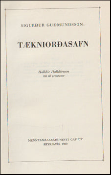 Tækniorðasafn # 77477