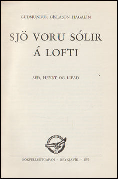Sjö voru sólir á lofti # 69770