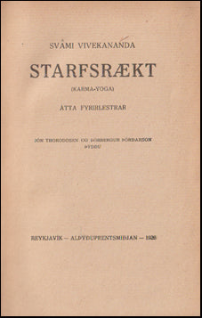 Starfsrækt (Karma-yoga) # 69892