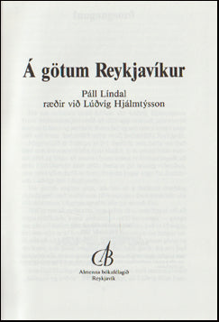 Á götum Reykjavíkur # 69940
