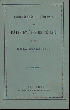 Fjárdrápsmálið í Húnaþingi # 70222