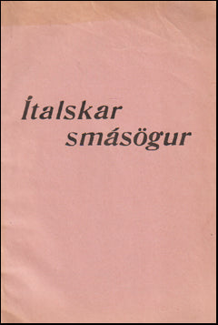 Ítalskar smásögur I-II # 70293