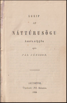 Ágrip af náttúrusögu handa alþýðu # 70299