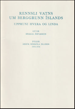 Rennsli vatns um berggrunn Íslands # 70303