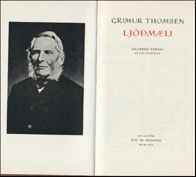 Ljóðmæli eftir Grím Thomsen # 70419