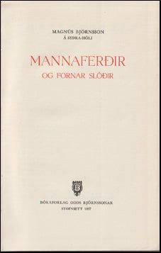 Mannaferðir og fornar slóðir # 70605