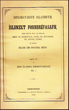 Íslenzkt fornbréfasafn. III. # 70730