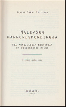 Málsvörn mannorðsmorðingja # 82933