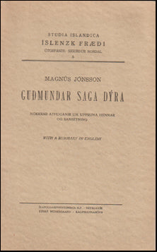 Guðmundar saga dýra # 70910