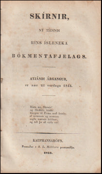 Skírnir. Átjándi árgangur # 70929