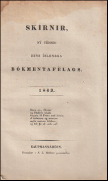 Skírnir. Seytjándi árgangur # 70935