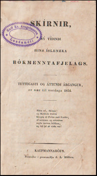 Skírnir. Tuttugasti og áttundi árgangur # 70936