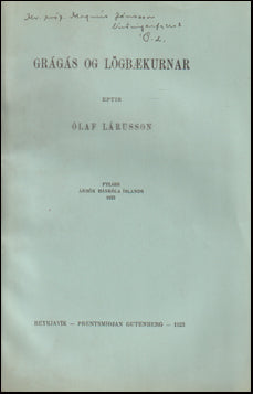 Grágás og lögbækurnar # 70958