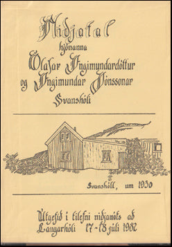 Niðjatal hjónanna Ólafar Ingimundardóttur og Ingimundar Jónssonar, Svanshóli # 70967