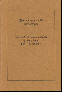 Ættartala Hraunholts Garðahreppi # 70989