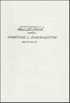 Ættartala (Drög) Guðrúnar L. Ásgeirsdóttur # 71466