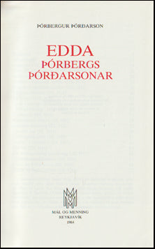 Edda Þórbergs Þórðasonar # 71604