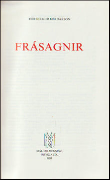 Frásagnir # 71605