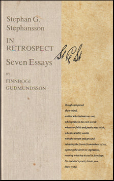 Stephan G. Stephansson in retrospect # 71901