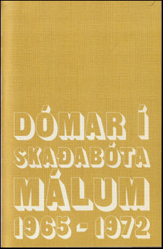 Dómar í skaðabótamálum 1965-1972 # 71917