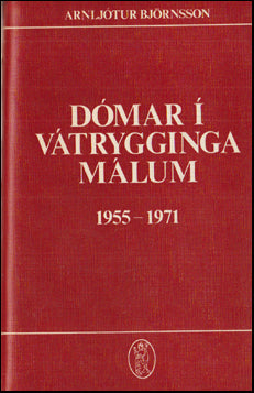 Dómar í vátryggingamálum 1955-1971 # 71920
