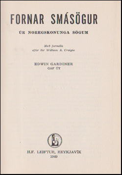 Fornar smásögur úr Noregskonunga sögum # 72127