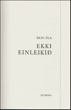Ekki einleikið # 72232