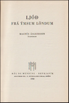 Ljóð frá ýmsum löndum # 16842