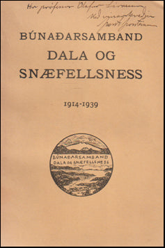 Búnaðarsamband Dala og Snæfellsness 1914-1939 # 72464
