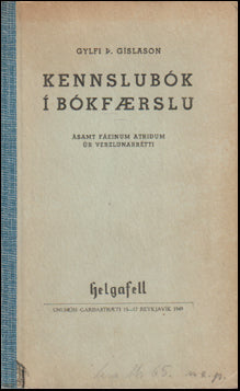 Kennslubók í bókfærslu # 72553