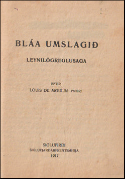 Bláa umslagið # 72608