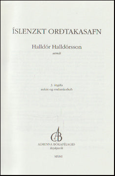 Íslenzkt orðtakasafn # 72664
