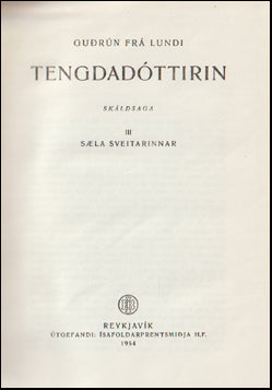 Tengdadóttirin. III. Sæla sveitarinnar # 72764