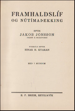 Framhaldslíf og nútímaþekking # 72840