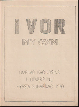 Í vor - My own # 72968