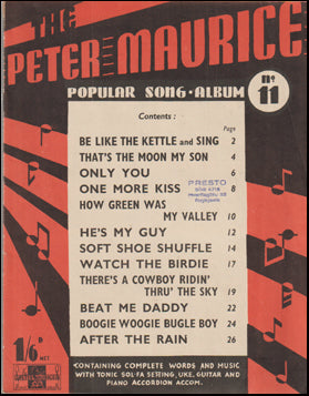 The Peter Maurice Popular Song Album # 73007