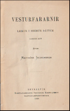 Vesturfararnir # 73072