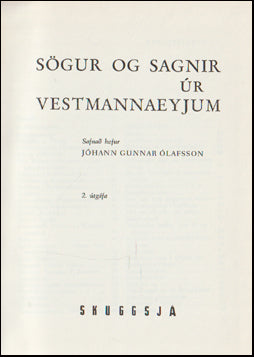 Sögur og sagnir úr Vestmannaeyjum # 73116