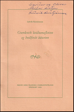 Grænlenzki landnemaflotinn og breiðfirzki báturinn # 73185