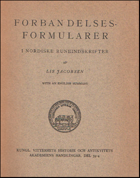 Forbandelses-Formularer i Nordiske Runeindskrifter - With an English Summary # 74370