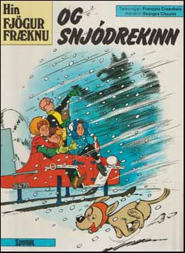 Hin fjögur fræknu og snjódrekinn # 74460