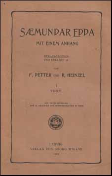 Sæmundar Edda - mit einem Anhang I - II # 76915