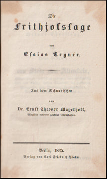 Die Fritjofssage # 74882