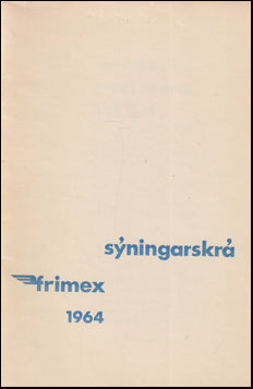 Sýningaskrá. Frimex 1964 # 74956