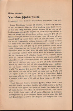 Verndun þjóðernis # 74979