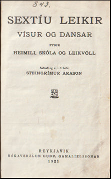 Sextíu leikir, vísur og dansar # 75075