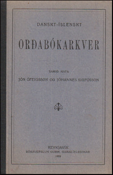Danskt-íslenskt orðabókarkver # 75076