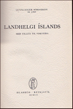 Landhelgi Íslands með tilliti til fiskveiða # 75437