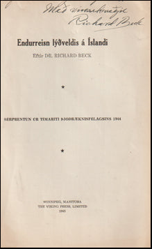 Endurreisn lýðveldis á Íslandi # 75518