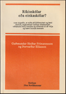Ríkisskólar eða einkaskólar? # 75557
